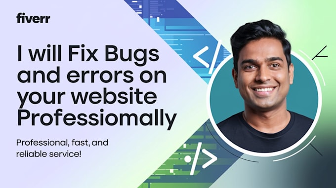 fix bugs and errors on your website professionally