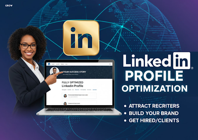write a powerful linkedin profile as a professional