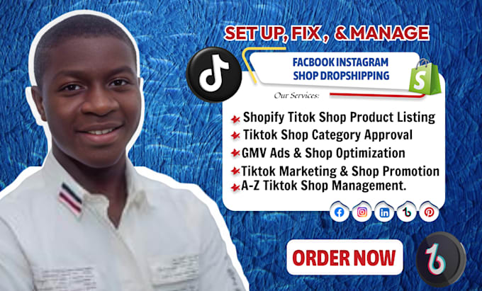 Setup tik tok shop promote shopify tiktok shop dropshipping,tiktok shop ...