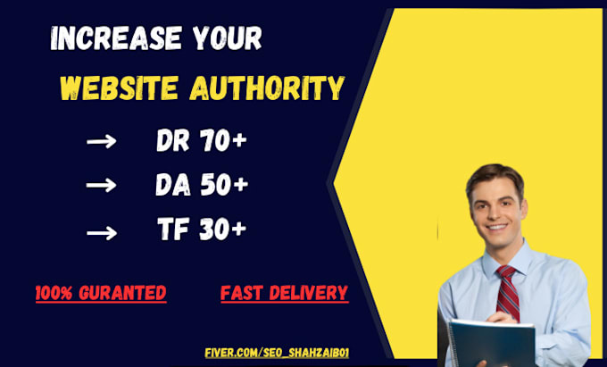 increase DR da tf of your website