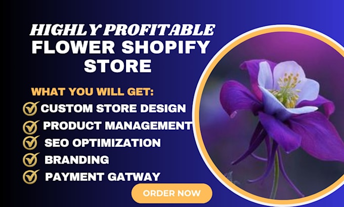 build passive income flower website valentine flower store florist website
