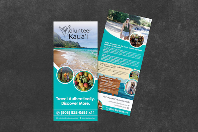 design awesome rack card or dl flyer for your business