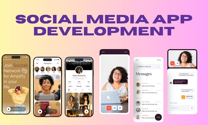 develop live streaming app, dating app, social media app, video chat, website
