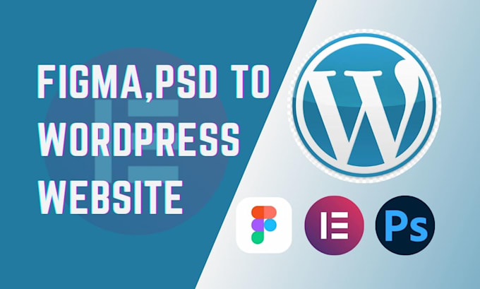convert figma or wix to a wordpress responsive website with elementor
