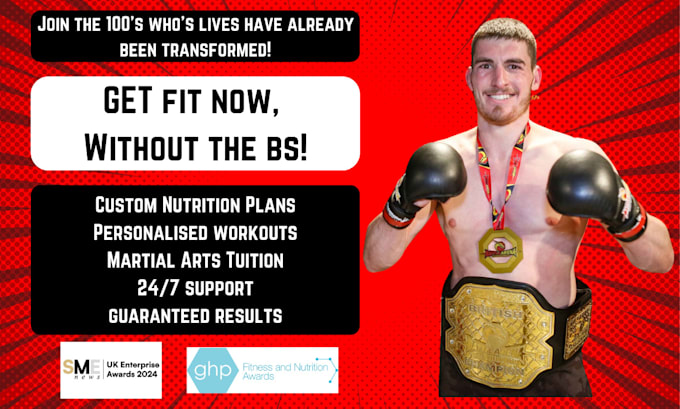 be your online personal trainer, nutritionist or martial arts trainer
