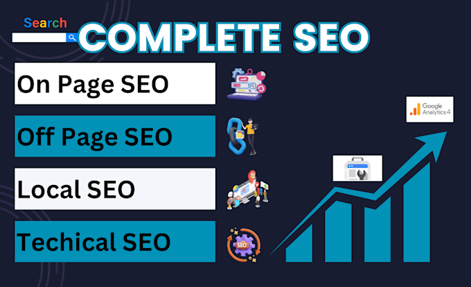 do complete on page, off page, technical and local SEO