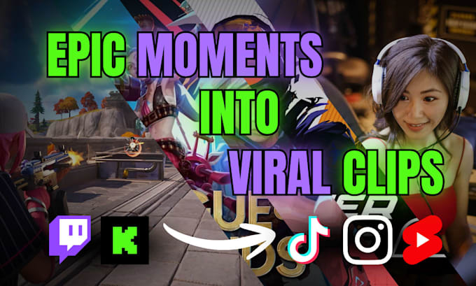 edit your twitch clips to viral tiktoks
