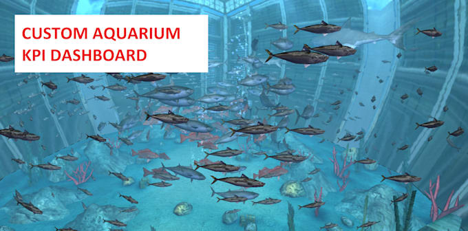create your unique KPI dashboard as an interactive aquarium