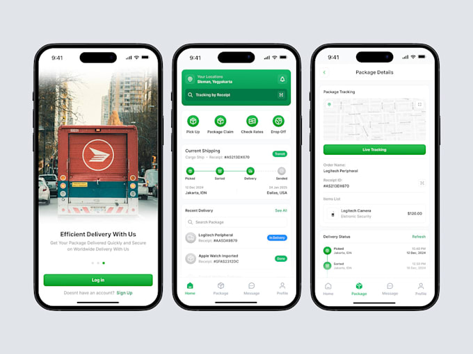 develop moving company app, truck booking app,  logistic app, freight, cargo app