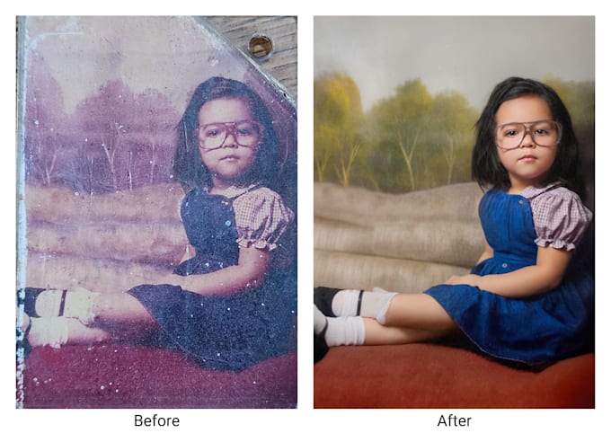 restore, repair, colorize, and enhance your old photos