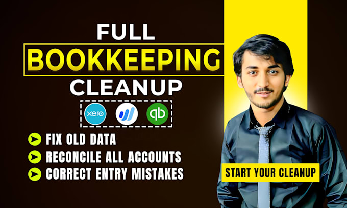 do quickbooks clean up, xero and quickbooks bookkeeping