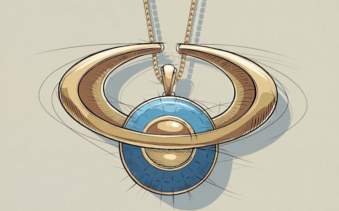 create stylish jewelry sketch design for you