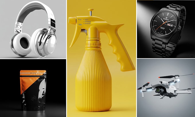 do 3d product modeling and realistic 3d rendering for amazon
