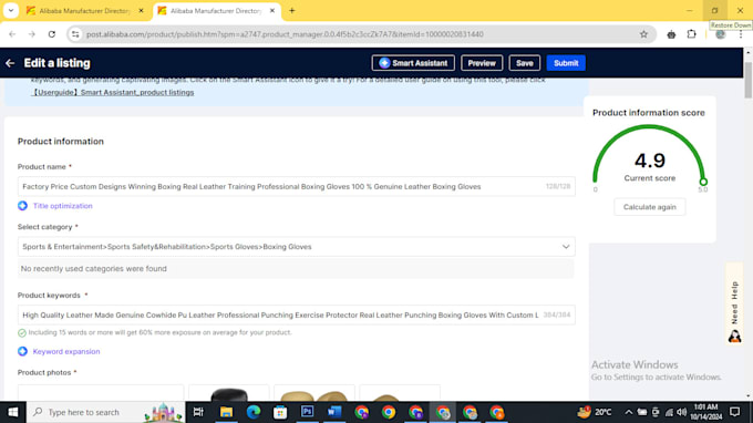 do product listing postings on alibaba post ads b2b list