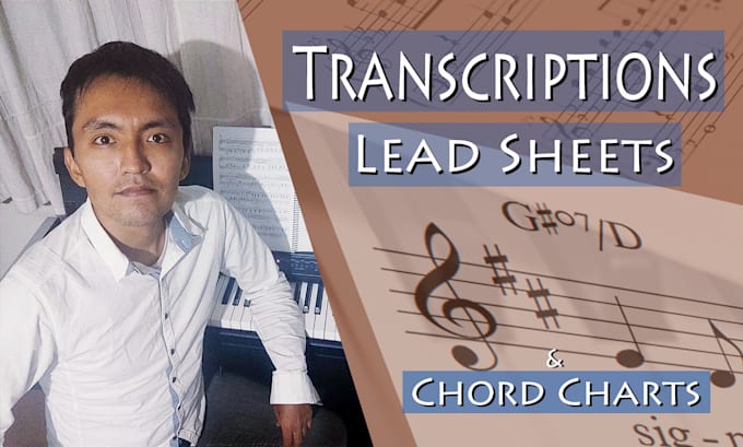 turn audio into sheet music, lead sheets or chord charts