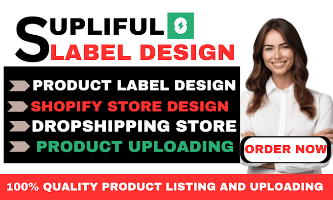 do supliful label design label design product upload and winning product