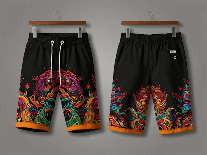 create streetwear shorts design