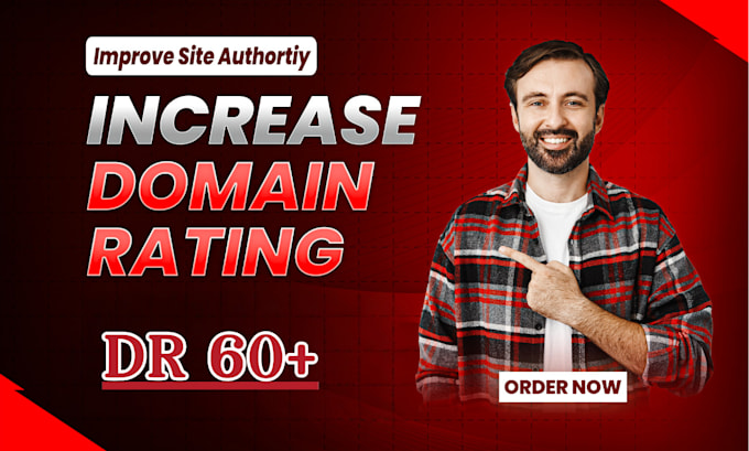 increase domain rating DR 60 plus