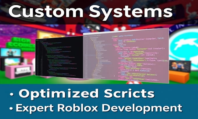 make any roblox game system, mechanics and script for your game on roblox studio