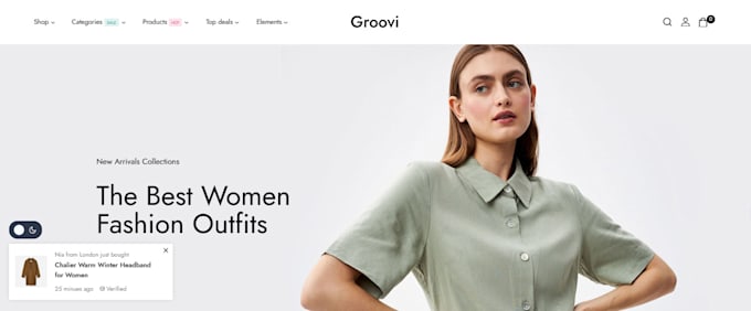 design clothing fashion website development create stunning beauty landing page