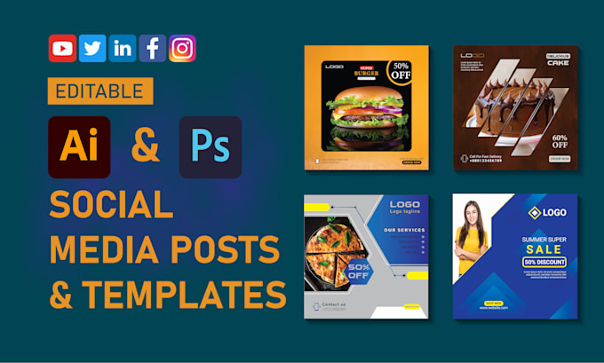 Create a professional social media post design by Asifirtaza | Fiverr