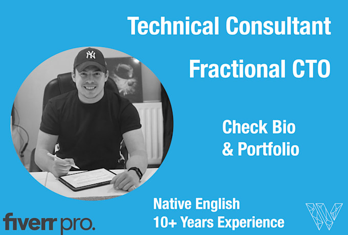 be a technical consultant or fractional cto on your project