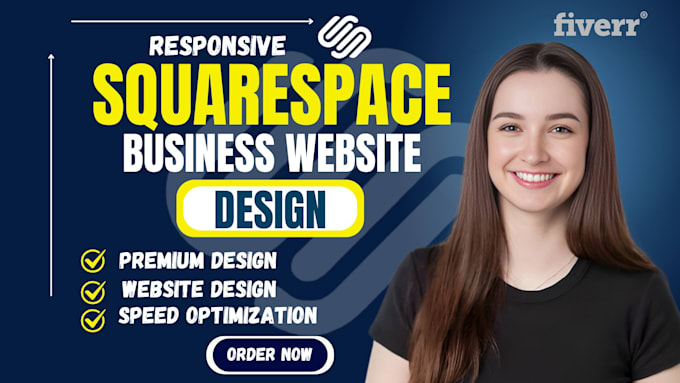 create squarespace business website,design or redesign squarespace website