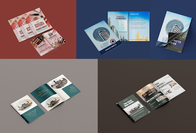 design modern catalog and magazine layout