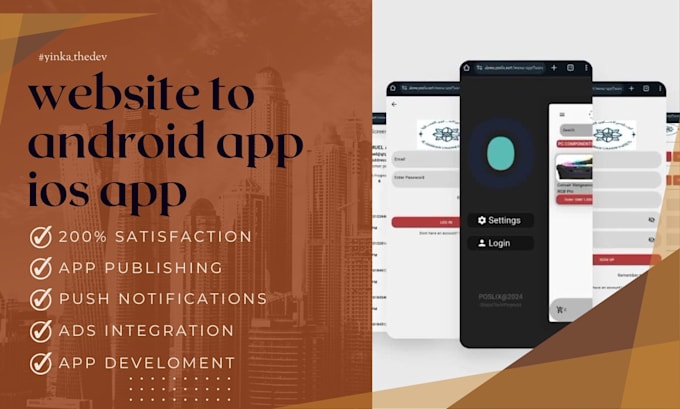 convert website to ios app android app mobile app webview