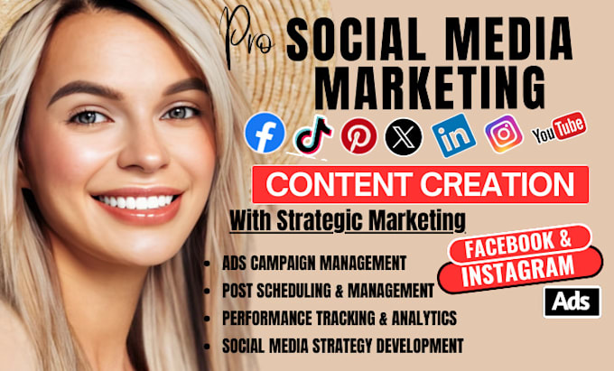be your social media marketing manager, instagram and facebook content creator