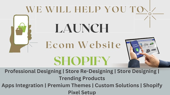design shopify store, redesign branded drop shipping store
