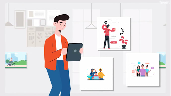 create 2d animated explainer video for marketing