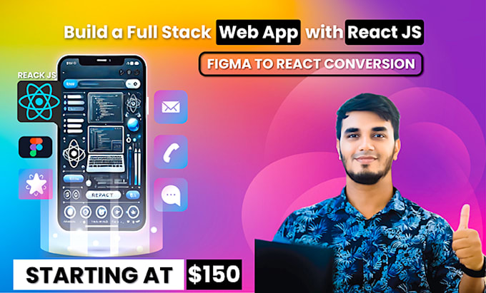 Build a full stack web app with reactjs, figma to react and nodejs by ...