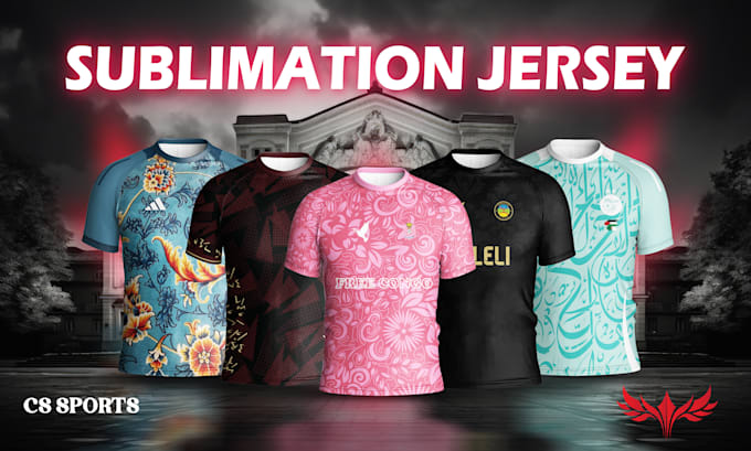 conception de maillot de football par sublimation