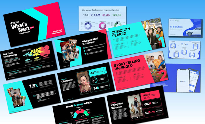 powerpoint presentation and pitch deck design