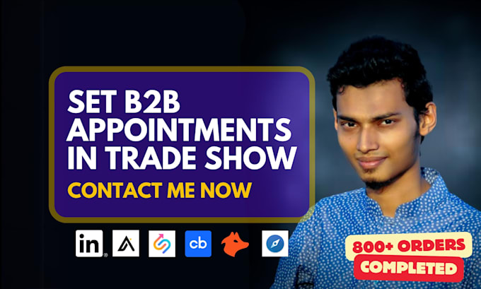 set b2b appointments in trade show