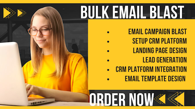 Do bulk email campaign, send mass email, bulk email sender and design ...