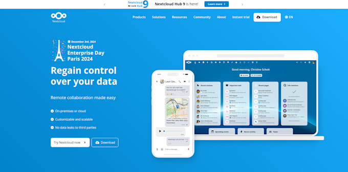 setup nextcloud aio with hosting and domains