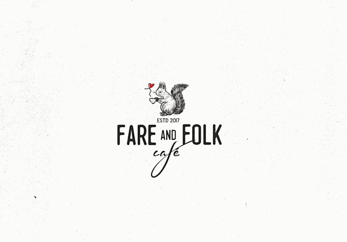 design cafe specializing organic foods logo