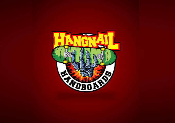 design creative fun hobby skate brand logo