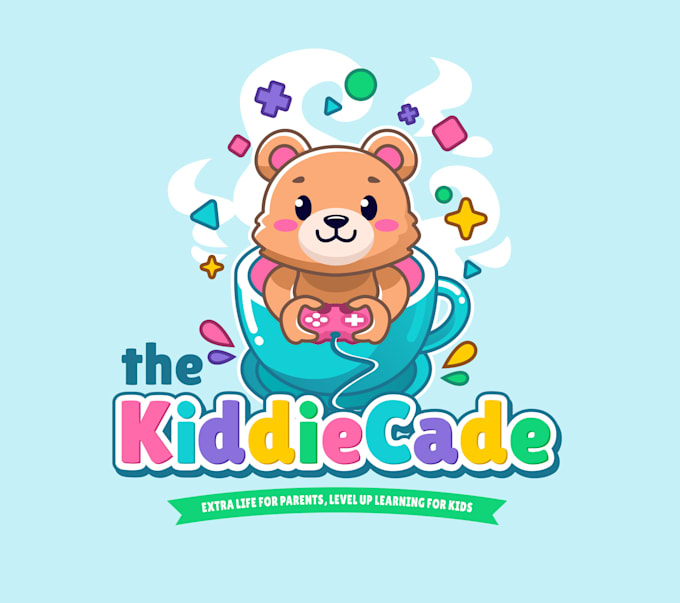 design unique cute gaming cafe logo