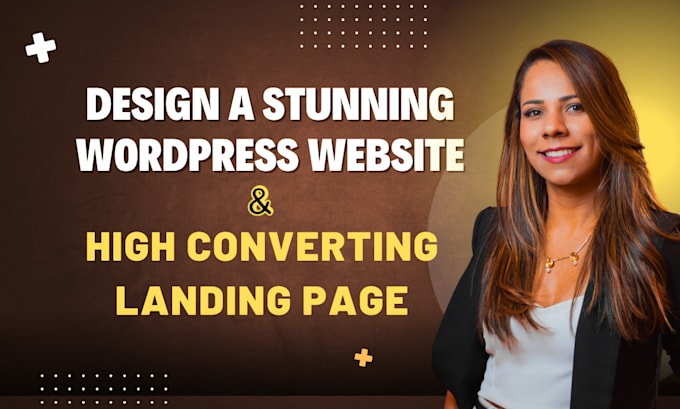 design a stunning wordpress website and high converting landing page