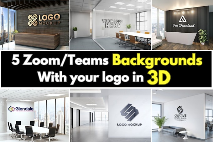 design zoom and ms teams virtual background in just 6 hrs
