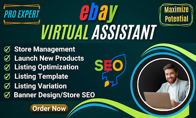 be your ebay virtual assistant, listing SEO, ads manager