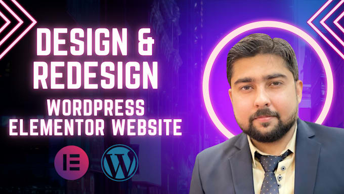 design or redesign a professional wordpress website with elementor pro