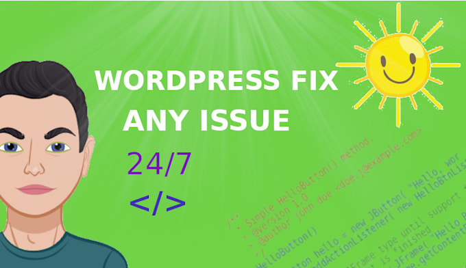 fix any wordpress issue