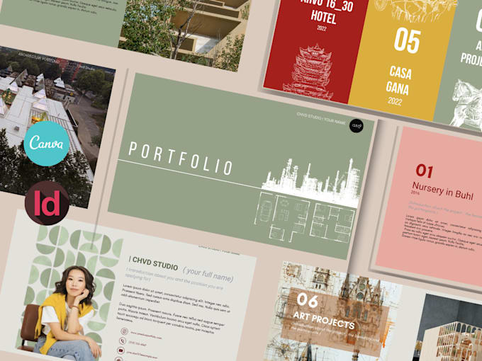 create your architectural portfolio and presentations