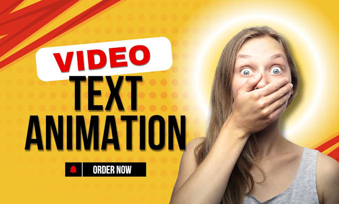 create a video text animation kinetic typography video