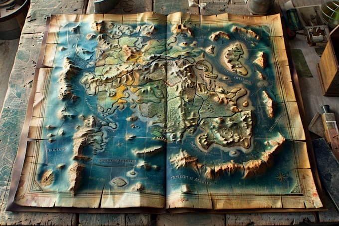 create beautiful and detailed fantasy world maps