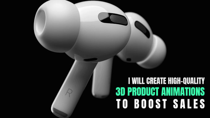 create scroll stopping 3d product animation for your product